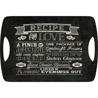 Recipe for love Stor bricka