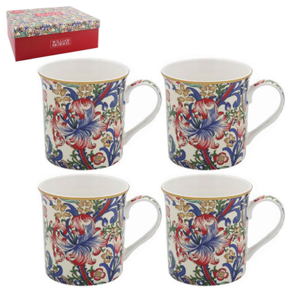 William Morris New Golden Lily - 4 muggar i presentförp