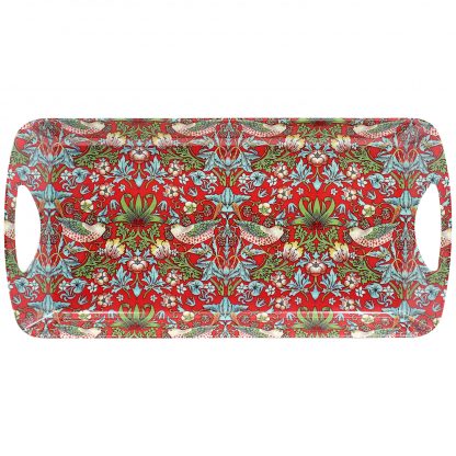 William Morris Red Strawberry Thief Sandwichbricka