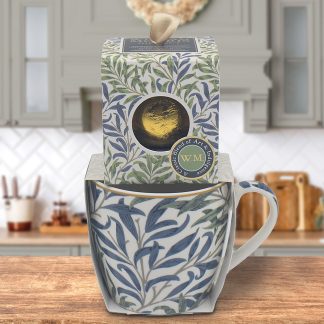 W Morris Willow Bough Frukostmugg & chokladbomb