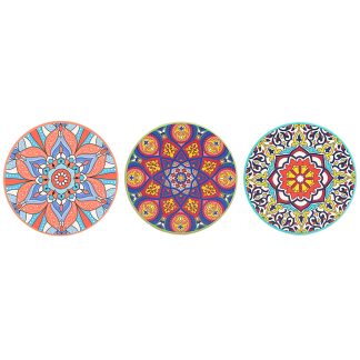 Tuscany 8 Keramikcoasters 3-mix